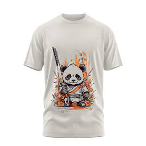 Camiseta Gráfica Azul de Diseño Personalizado al por Mayor para Hombre, Camiseta de Moda de Manga Corta de Algodón Suave y Transpirable para Uso Diario - Product Image 3