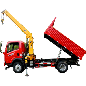 Nouvelle <span class=keywords><strong>grue</strong></span> articulée hydraulique à flèche droite de 3 tonnes montée sur <span class=keywords><strong>camion</strong></span> <span class=keywords><strong>avec</strong></span> benne basculante à vendre - Product Image 4