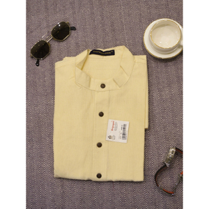 เสื้อเชิ้ตผ้าฝ้ายทรงทันสมัยสำหรับผู้ชาย เนื้อผ้านุ่ม ระบายอากาศได้ดี แขนยาว สวมใส่สบาย เหมาะสำหรับงานสมาร์ทแคชชวล วันหยุดสุดสัปดาห์ และวันหยุดเทศกาล - Product Image 4