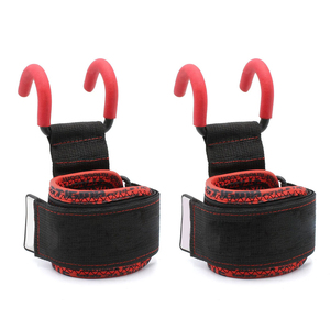 Professional Deadlift Rod Hooks Wrist Support Straps for Gym Workout Pull-up <b>Weight</b> Lifting Grips for Rod Hooks Exercises - Product Image 6