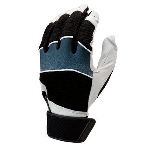 Premium Quality Custom Baseball Batting Gloves Leather Adults Long Cuff Breathable Ambidextrous <b>Hook</b> Loop Closure Gloves - Product Image 3