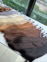 Harga Pabrik 100% Rambut Manusia Vietnam Mentah Ekstensi Rambut Berkualitas Tinggi Ukuran 24 inci hingga 40 inci