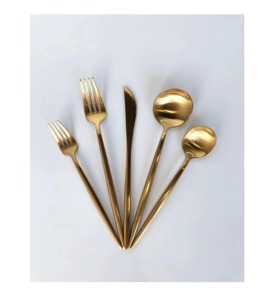 ชุดช้อนส้อมสแตนเลสสีโทนอุ่นหรูหรา เป็นมิตรกับสิ่งแวดล้อม เหมาะสำหรับเป็นของขวัญในงานเลี้ยงและใช้ในบ้าน - Product Image 6