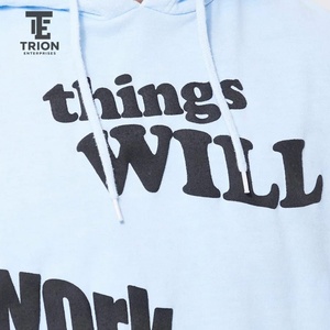 Fabricant en gros de sweats à capuche pour hommes avec impression en relief, en grande quantité, personnalisez votre propre design, impression en relief, sweats à capuche pour hommes à épaules tombantes - Product Image 6