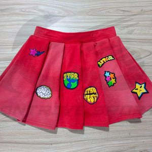 100% Pure Cotton Women Casual High Waisted <b>Skirt</b> Soft Fabric Stretch <b>Waist</b> Midi <b>Skirt</b> Vintage Flattering Fit Comfortable - Product Image 1