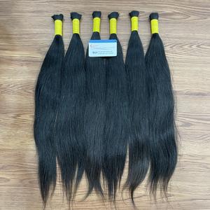 LES MEILLEURS ARTICLES CHAUDS! Extension de Cheveux Humains Vierges Vietnamiens Non Transformés en Vrac avec des Prix Bon Marché, 100% - Product Image 5