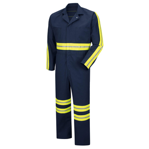 Professional Hi Vis ANSI Class 2 Waterproof Cotton <b>Work</b> Coveralls with Custom Logo Unisex Safety Clothing New Arrival Pakistan - Product Image 1