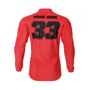 Maillots de motocross à manches longues personnalisables, respirants et à séchage rapide, 100 % polyester, grandes tailles, vente en gros 2026, Pakistan - Product Image 2