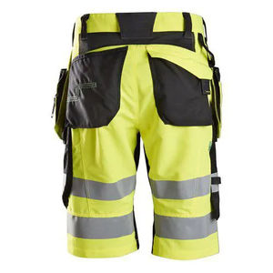 Shorts de travail haute visibilité réfléchissants pour hommes – Vêtements de sécurité respirants pour la construction (vente en gros) - Product Image 6