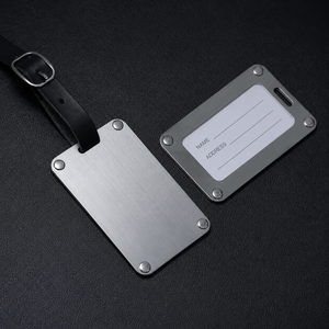 High Quality New Custom Aluminum Alloy Surface Finished Parts - Brushed Parts Aluminum Nameplate - Product Image 1