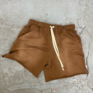 Shorts de sport pour hommes en coton éponge, marque privée, livraison rapide - Product Image 5