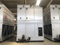 Condenseur évaporatif industriel à haute efficacité pour système de réfrigération et de stockage frigorifique