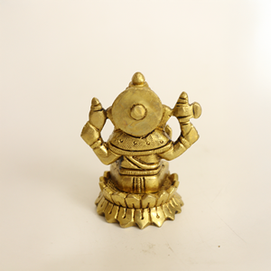 Premium Brass Ganesh Murti for Vastu Home <b>Decoration</b> Festival Gift and Pooja Use - Product Image 3