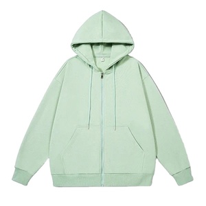 2025แจ็คเก็ตขนแกะมีซิปแบบลำลองของผู้ชายเสื้อฮู้ดถักแบบหลวมๆพร้อมปลอกหุ้มริมซี่โครงยอดนิยมสำหรับฤดูใบไม้ผลิฤดูใบไม้ร่วง - Product Image 5