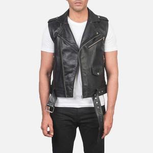 Nouveau Gilet de Moto en Cuir Véritable Personnalisé 2026 pour Hommes – Gilet de Course de Sécurité Haute Qualité, Grande Taille, Coupe-Vent et Respirant - Product Image 1