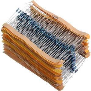 Paquete de 1000 Resistencias de Película Metálica de 1/4W, 1/2W, 1W, 5% OR~10M ohms, 2R, 20R, 3.3R, 120R, 220R, 330R, 1K, 2.2K, 4.7K, 150K, 470K, 680K, 1M - Product Image 5