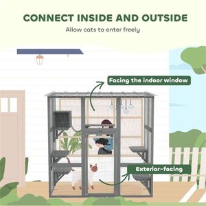 Gabbia per Gatti: Cuccia Confortevole e Arredamento per Animali Domestici - Product Image 4