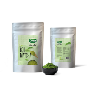 Échantillon Gratuit de Poudre de Matcha Barista en Vrac, Poudre de Thé Vert Certifiée, 100g 200g 500g, Marque Cozy Barista - Product Image 2