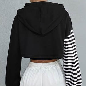 Servicios OEM, Último Diseño 2026, Sudaderas Cortas para Mujer, Transpirables, Anti-Pilling, Sudaderas Cortas Más Vendidas para Mujer - Product Image 2