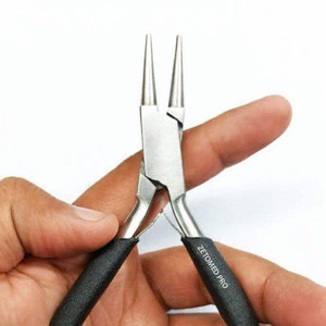 Pince à bec rond en acier inoxydable de haute qualité, taille personnalisable, avec votre logo, pour le bricolage - Product Image 2