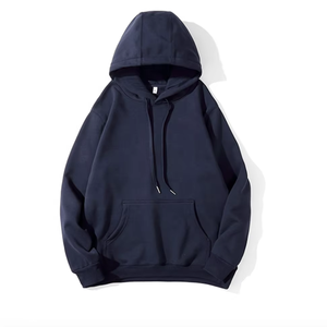 Wholesale Men Pullover Custom Hoodies Blank Heavyweight Fleece Private Label Unisex Sweatshirt OEMODM Apparel Factory - Product Image 3