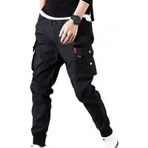 2026 <b>summer</b> New Multi-pocket Cargo <b>Pants</b> Custom Elastic Plus Size Men's <b>Pants</b> & Trousers cargo trousers - Product Image 1