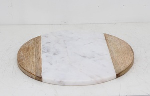 เขียงของหินอ่อนหินและอาเกตสำหรับตัดและสับในห้องครัวหินอ่อนรอบชีสสับบอร์ด - Product Image 5