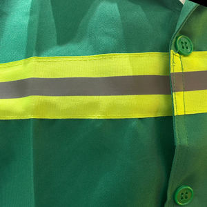 Veste de travail haute visibilité pour homme, imperméable, pour l'automne, vêtements de sécurité pour les travailleurs, vêtements de travail mécaniques, vêtements de chantier personnalisés, polyester réfléchissant - Product Image 6