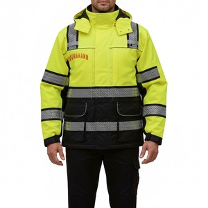 Chaqueta de Seguridad Reflectante Personalizada OEM, Ligera, Transpirable, de Alta Visibilidad, Ropa de Trabajo Protectora - Product Image 6