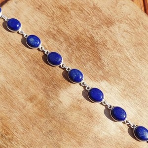 Best Selling Silver Plated Brass Green Onyx Unisex Classic Bracelet Handmade Jewelry for <b>Yoga</b> Meditation and <b>Gift</b> Sale - Product Image 6