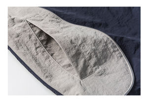 Chaqueta Cortavientos Impermeable con Capucha y Media Cremallera, Diseño Colorblock, Material de Nylon, Estilo Casual Unisex, Venta al por Mayor, para Actividades al Aire Libre - Product Image 6