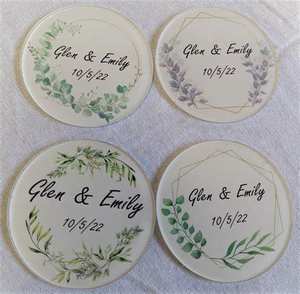 2025 Precios directos de fábrica en posavasos acrílicos elegantes y distintivos de varias formas Hermosos diseños de plástico simples - Product Image 6