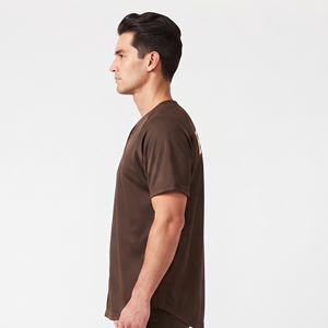 Maillot de baseball sublimé de haute qualité, entièrement boutonné, pour homme, manches courtes - Product Image 3