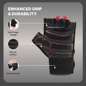 Guantes de Entrenamiento de Fuerza para Levantamiento de Pesas, para Hombres y Mujeres, Cómodos para Ejercicio Diario y Gimnasio - Product Image 5