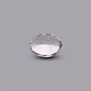 Aigue-marine bleu ciel naturel, cabochon ovale de 4 carats, pierre précieuse non montée pour bijoux fins - Product Image 2
