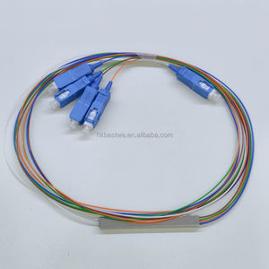 Divisor PLC de Fibra Óptica OEM/ODM 1x4 con Conector SC UPC/APC, Tipo de Tubo de Acero Monomodo, 1310/1550nm, FTTX/FTTH/CATV - Product Image 2