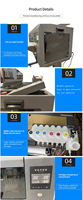 Printer XP600 untuk Cetak Film PET, Printer DTF 30, Printer DTF Digital Ukuran A3 untuk Usaha Kecil, Cetak Kaos
