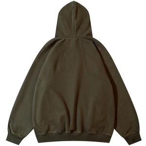 Ventes en gros de sweats à capuche respirants pour femmes, style tendance, couleur unie, sweats à capuche pour femmes personnalisés - Product Image 6
