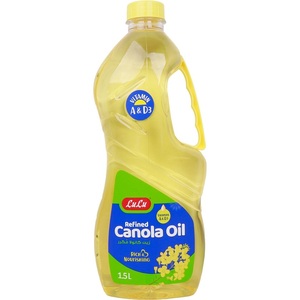 Aceite de Canola Refinado Orgánico en Botella de Plástico para Profesionales Culinarios y Cocineros Caseros - Aceite de Cocina Premium 100% Puro para Diversos Alimentos - Product Image 3