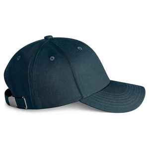 Gorra de Béisbol Unisex de Algodón de 5 Paneles, Ajustable, Deportiva, con Patrón Azul Liso, Lavable, con Correa Trasera - Product Image 2