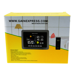 Estación Meteorológica Inalámbrica con Pantalla a Color y DCF77 RCC |   Termómetro Higrómetro Digital para Interiores y Exteriores, Barómetro para el Hogar y la Oficina - Product Image 6