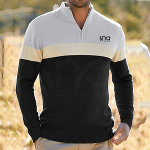 Popular Style Half <b>Zip</b> Top New Stock Custom Logo Half <b>Zip</b> Top Lightweight Fabric For Comfort - Product Image 5