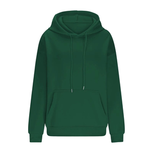 Custom Manufacturer Women's Oversized <b>Long</b> <b>Hoodies</b> Casual Loose Fit Winter Fleece 100% Cotton Front Logo OEM Service Breathable - Product Image 5