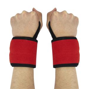 Wholesale Heavy Duty Thumb Loop 18" Elastic Weightlifting Wrist Wraps Cheap Price CrossFit Training <b>Lifting</b> <b>Straps</b> in Bulk Order - Product Image 2