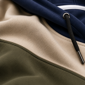 เสื้อฮู้ดผู้ชาย Warpro แบบมีฮู้ด แขนยาวทรงปกติ ตัดต่อสีสัน สไตล์ลำลองสำหรับฤดูใบไม้ร่วง พิมพ์ลายโลโก้ด้านหน้า ผ้าเฟรนช์เทอร์รี่ - Product Image 6