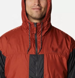 Rain Windbreaker <b>Jacket</b> Custom Logo Mens Hooded <b>Lightweight</b> Windbreaker Outdoor <b>Waterproof</b> <b>Running</b> <b>Jacket</b> for Men - Product Image 4