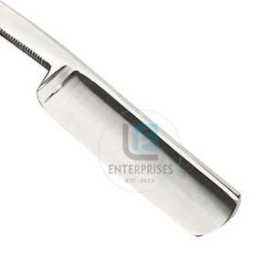 Low MOQ Best Selling Premium Quality Stainless Steel Wood Handle Reusable Durable <b>Straight</b> Shaving <b>Razors</b> Wholesale - Product Image 6