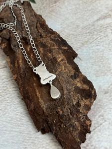 Handmade Kingman Turquoise <b>Necklace</b> Sterling Silver Southwestern Boho Artisan <b>Statement</b> Jewelry Natural Gift for Her - Product Image 3