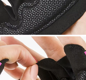 Polyester Breathable Quick Release Design Half Finger Unisex Gloves for Gym Fitness Crossfit Workout <b>Weight</b> Lifting Bodybuilding - Product Image 3