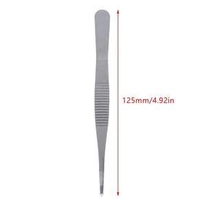 Pinzas dentadas Ametrine Surgical AM-786 de 5 pulgadas para tejidos, con agarre preciso y cabeza de gancho, herramientas manuales resistentes al calor para ensamblaje y reparación. - Product Image 3